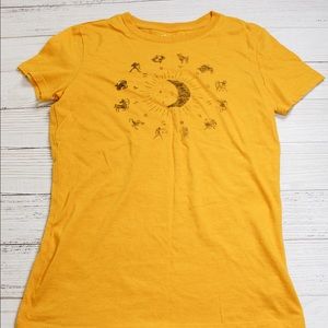 Sunshine Yellow Horoscope Graphic Tee